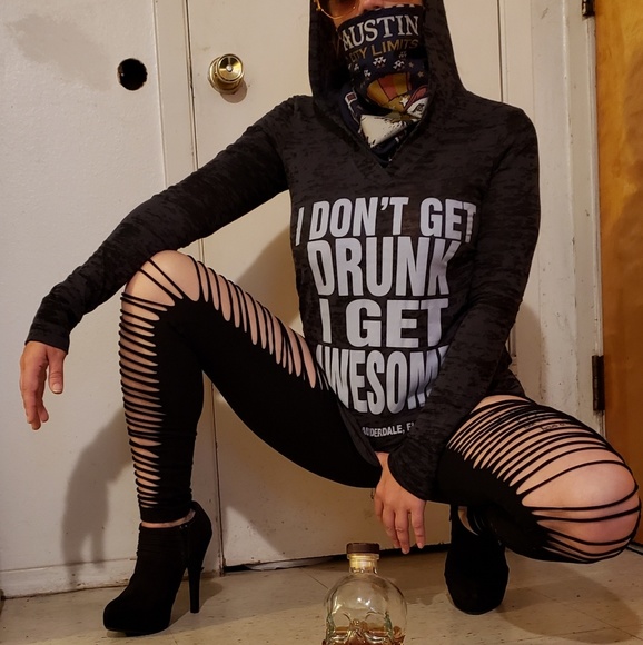 Lightwieght Hoodie Dark Grey Medium - Picture 3 of 3